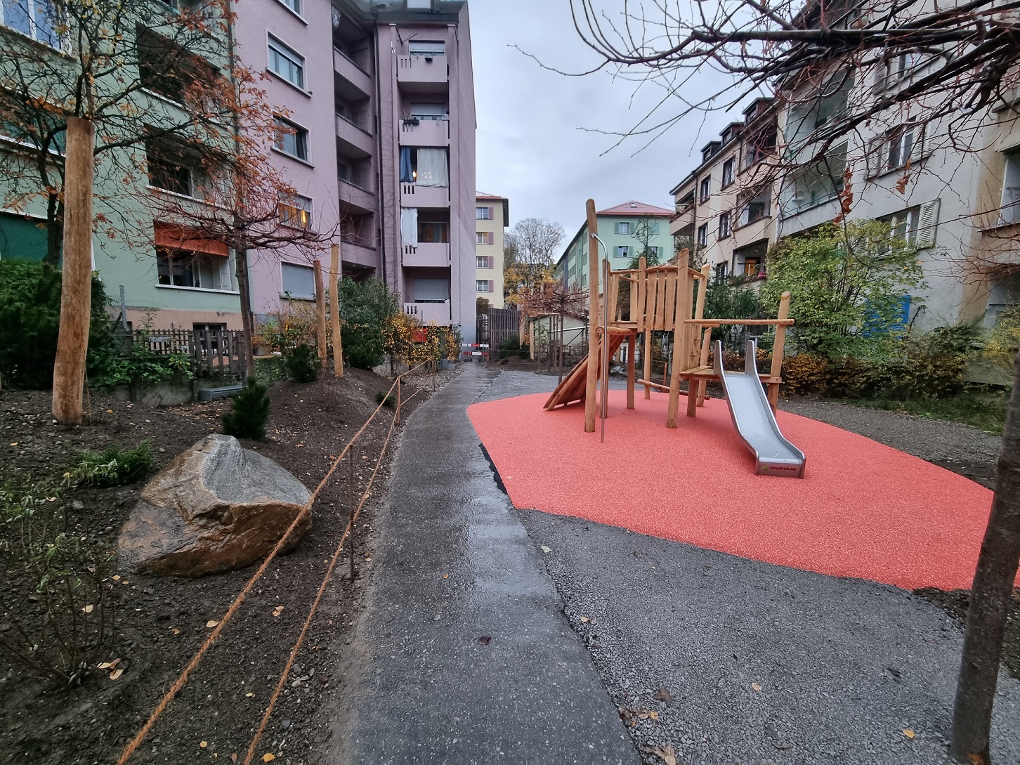 Neue Spielumgebung für das Familienhaus an der Hüningerstrasse 33 in Basel